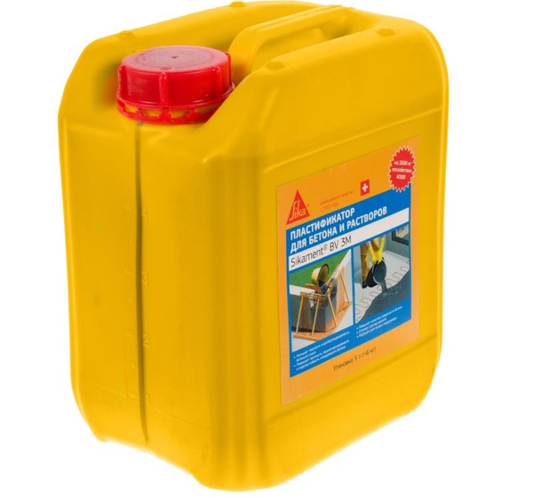 Пластификатор для бетона Sika Sikament BV-3M, 5 кг